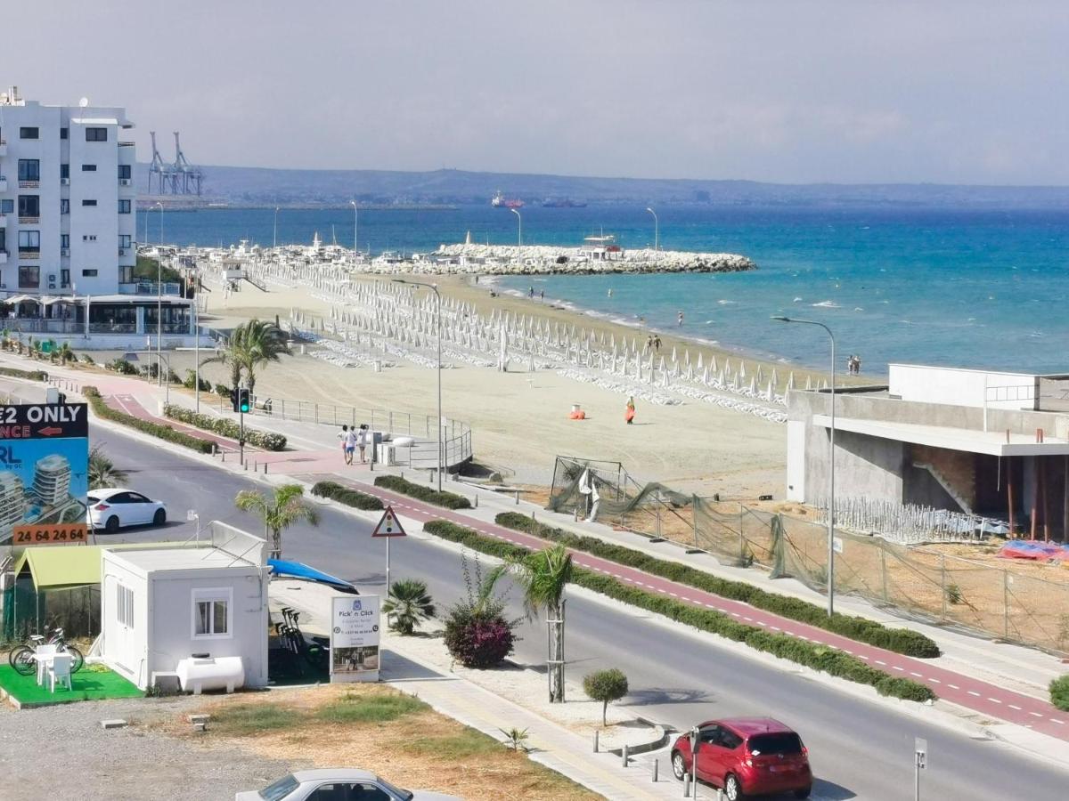 Sea-Esta Seaview Apartment, 200 Meters To The Beach Larnaca Luaran gambar
